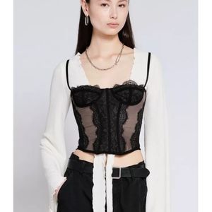 Out From Under Modern Love Corset Urban Outfitters